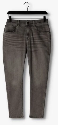 Graue 7 For All Mankind Slim Fit Jeans Slimmy Tapered Luxe Performance Eco Stone -Selected Homme Verkäufe 245248 5