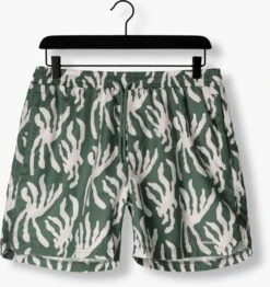 Olive Purewhite Swimshort With All Over Print -Selected Homme Verkäufe 245404 5