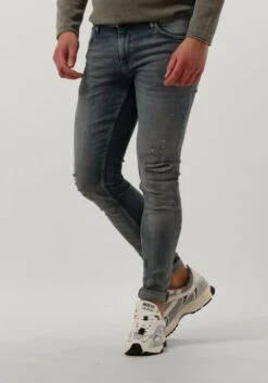 Graue Purewhite Skinny Jeans W1011 The Dylan