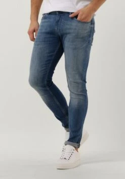 Blaue Purewhite Skinny Jeans W1035 The Jone