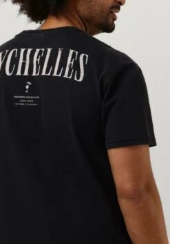 Schwarze Purewhite T-shirt Tshirt With Small Front Logo At Side And Big Back Print -Selected Homme Verkäufe 245478 3