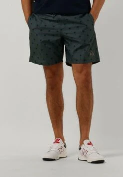 Grüne Shiwi Men Swimshort Scratched Shiwi Palm