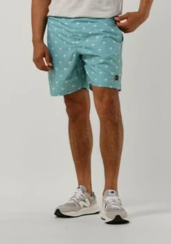 Hellblau Shiwi Men Swimshort Scratched Shiwi Palm