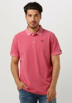 Rosane Pme Legend Polo-shirt Short Sleeve Polo Pique Garment Dye