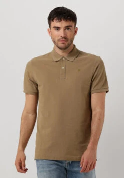Grüne G-star Raw Polo-shirt Dunda Slim Polo S/s
