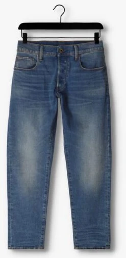 Blaue G-star Raw Straight Leg Jeans 3301 Regular Tapered -Selected Homme Verkäufe 249294 5