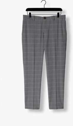 Graue Selected Homme Hose Slhslim-liam Grey/blue Check Trs Flex B -Selected Homme Verkäufe 250271 5