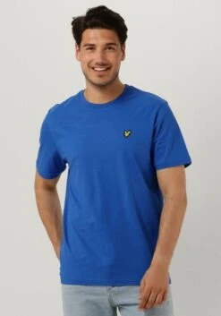 Blaue Lyle & Scott T-shirt Plain T-shirt
