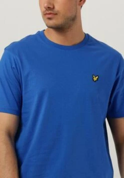 Blaue Lyle & Scott T-shirt Plain T-shirt -Selected Homme Verkäufe 252588 3