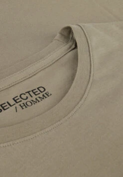 Grüne Selected Homme T-shirt Slhaspen Ss O-neck Tee W -Selected Homme Verkäufe 254576 6